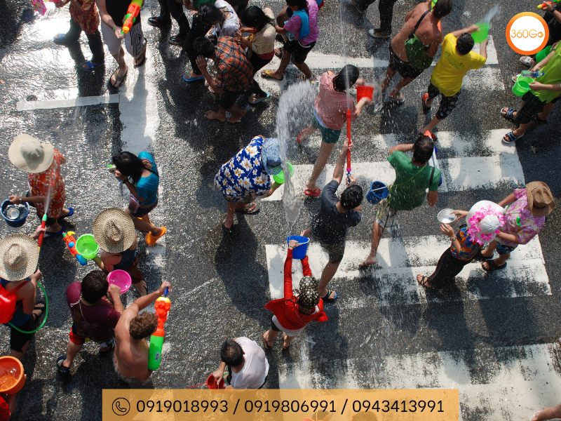 Lễ hội Té Nước tại Thái Lan - Du lịch 360Go 